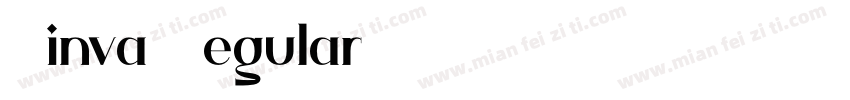 Ginva Regular字体转换